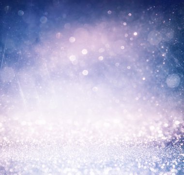 Soyut bulanık fotoğraf dokular ve bokeh ışık patlaması. çok renkli ışık.