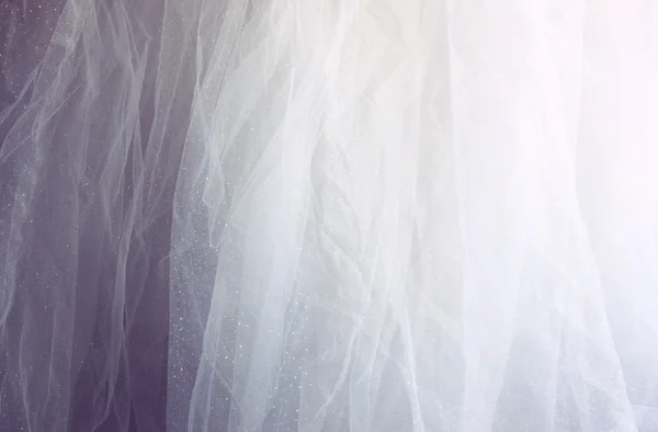 Винтажный тюль шифон текстуры фона. свадебная идея — стоковое фото