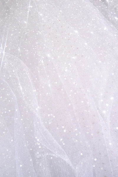 Vintage τούλι chiffon υφή φόντο με glitter επικάλυψη. έννοια γάμου — Φωτογραφία Αρχείου