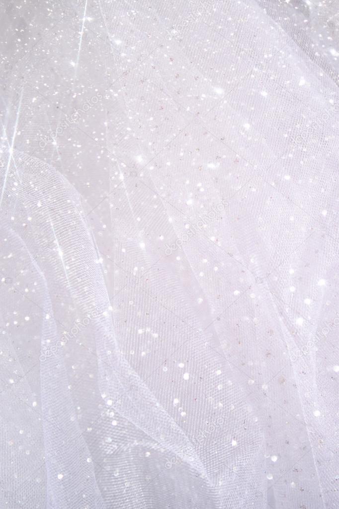 Vintage tulle chiffon texture background with glitter overlay. wedding concept