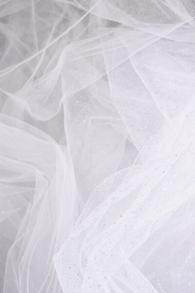 Vintage tulle chiffon texture background. wedding concept