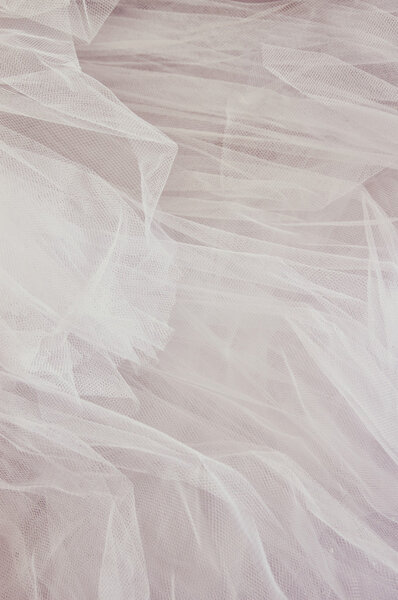 Vintage tulle chiffon texture background. wedding concept
