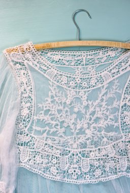 Vintage dantel üst