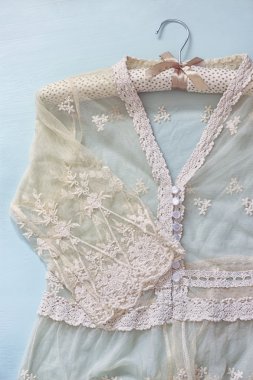 Vintage dantel üst