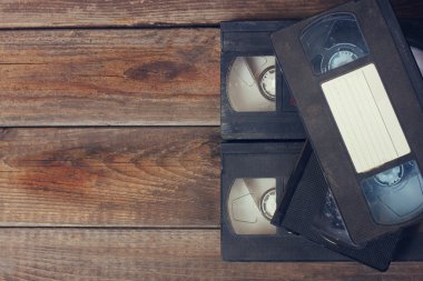 Video tape cassettes clipart