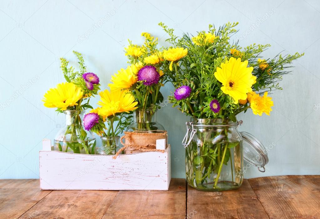 Summer bouquet of flowers