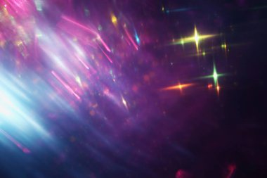 Soyut ışık arkaplanı, gradyan lens parlaması