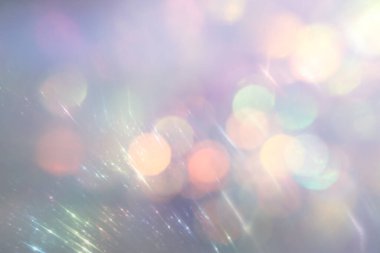 Pastel Bokeh soyut ışık arkaplanı