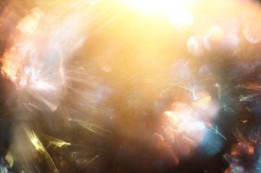 Altın bokeh arka ışık plan