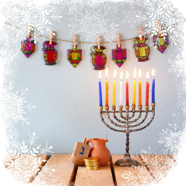 LJewish holiday Hanukkah — Stok fotoğraf