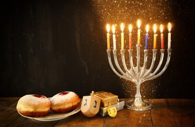 Jewish holiday Hanukkah clipart