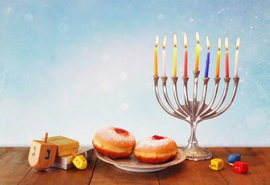 Jewish holiday Hanukkah clipart