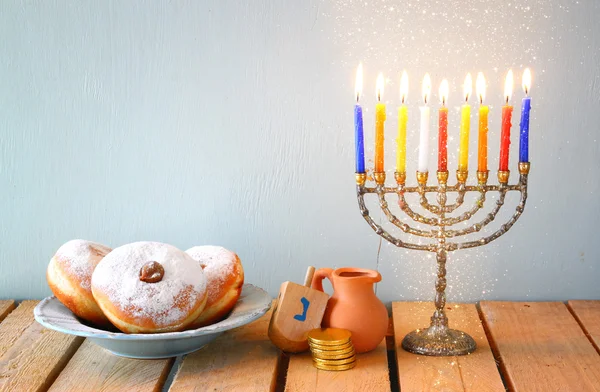 Jewish holiday Hanukkah — Stock Photo, Image