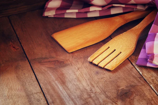 Wooden kitchen utensils — Stock Photo, Image