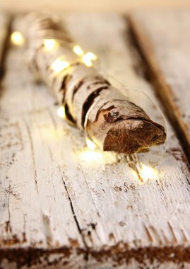 Noel sıcak altın garland ışıkları