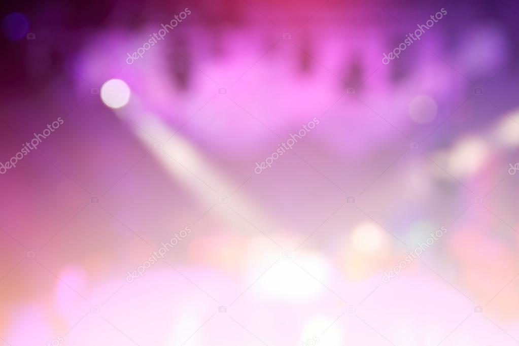 blurred stage lights