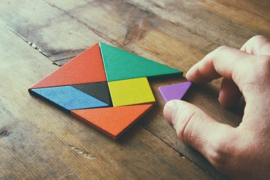 Erkek el sipariş ahşap blok