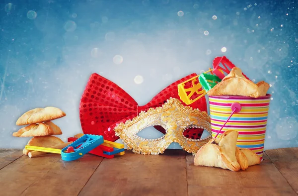 Purim celebración (fiesta de carnaval judío). enfoque selectivo — Foto de Stock