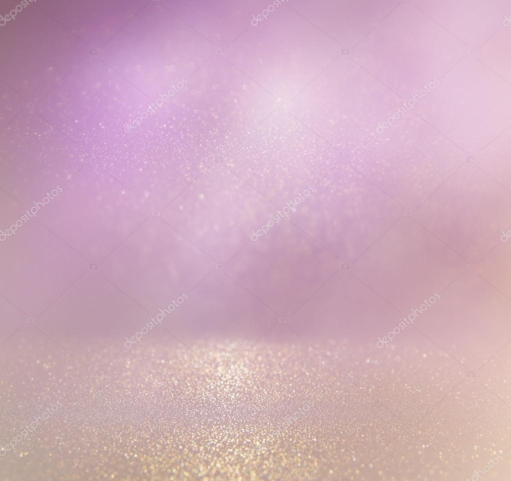 Glitter Vintage Lights Background Light Silver Gold And Pink