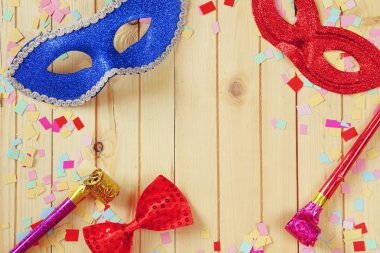 Purim kutlama kavramı (Yahudi karnaval tatil). seçici odak