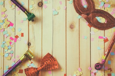 Purim kutlama kavramı (Yahudi karnaval tatil). seçici odak