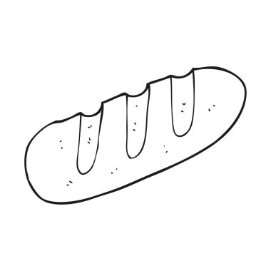 siyah beyaz çizgi film somun ekmek