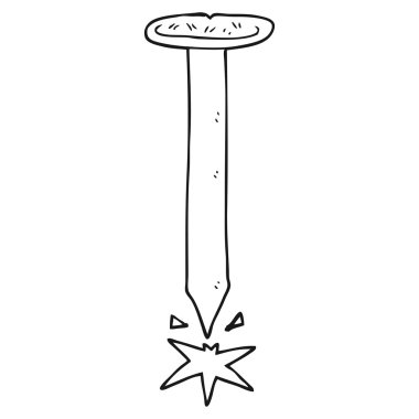 siyah beyaz çizgi film keskin tırnak