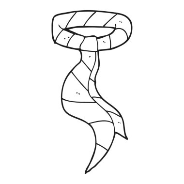 siyah beyaz çizgi film iş kravat