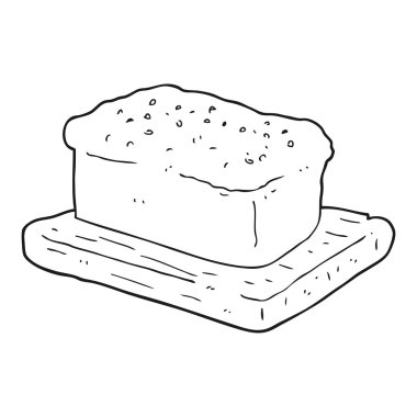 siyah beyaz çizgi film somun ekmek