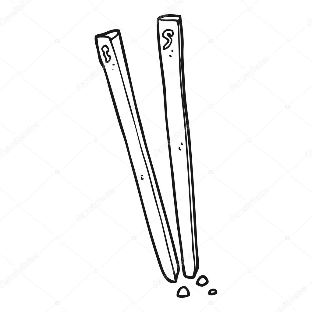 Black And White Cartoon Chopsticks Vector Image By C Lineartestpilot Vector Stock Black And White Cartoon Chopsticks Vector Image By C Lineartestpilot Vector Stock