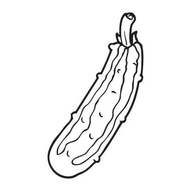 siyah beyaz çizgi film kabak