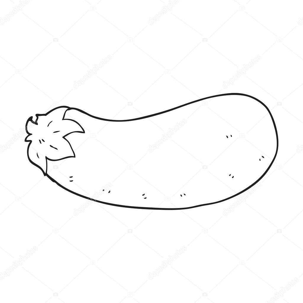 Schwarz Weisse Cartoon Aubergine Vektorgrafik Lizenzfreie Grafiken C Lineartestpilot 101509138 Depositphotos