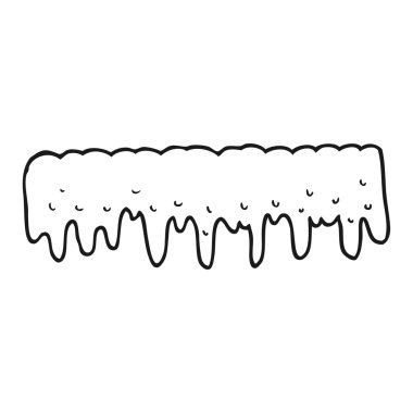 siyah beyaz çizgi film damlama uyarısı