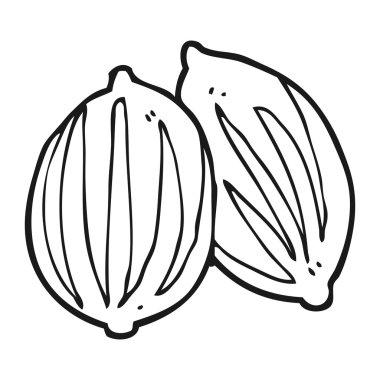 siyah beyaz çizgi film tohumları