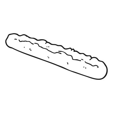 siyah beyaz çizgi film baget