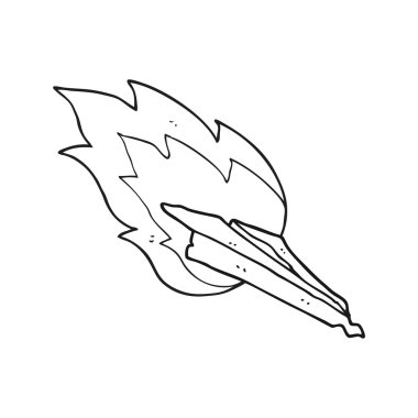 siyah beyaz çizgi film kağıt uçak gürültüyle çarpmak