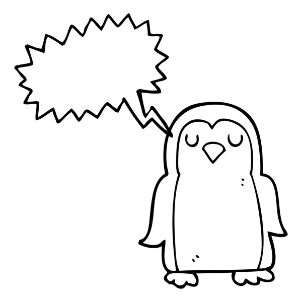 Пингвин-мультяшка — стоковый вектор