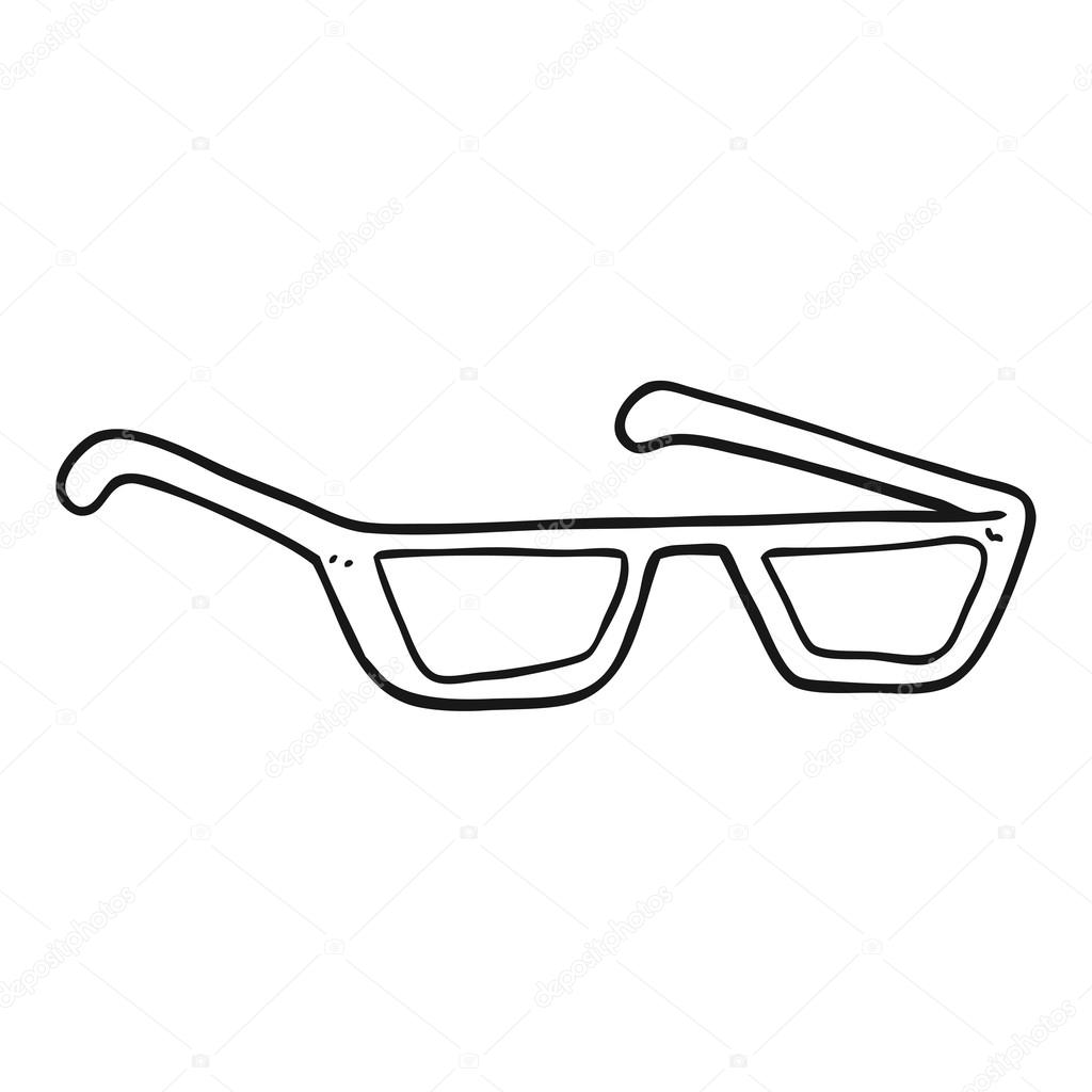 Clipart black and white sunglasses Black and white cartoon