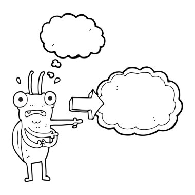 kabarcık karikatür hata işaret düşündüm