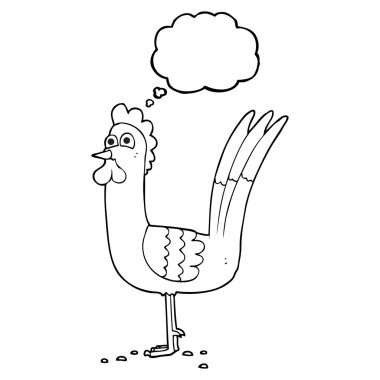 kabarcık karikatür tavuk sanıyordum