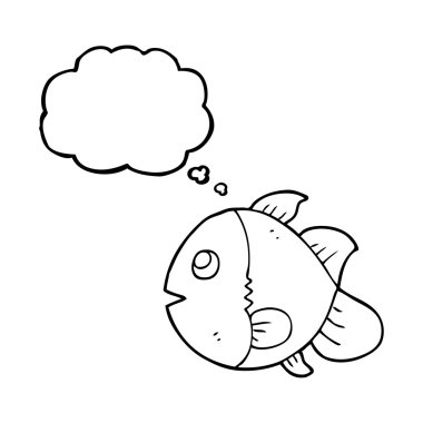 kabarcık karikatür balık sanıyordum