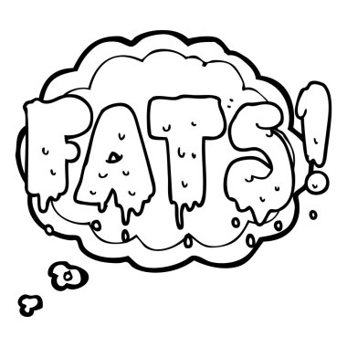 kabarcık karikatür yağlar metin kelime düşünce