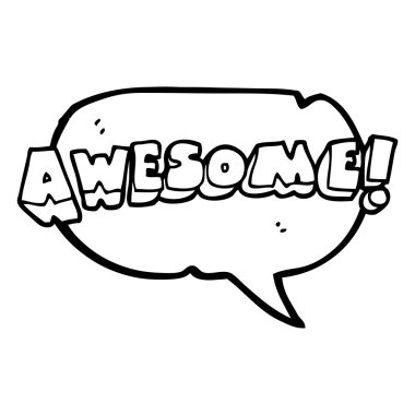 konuşma balonu çizgi film harika kelime