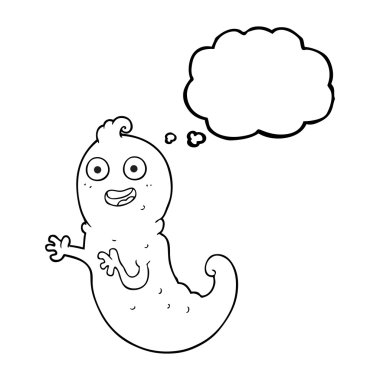 kabarcık karikatür Hayalet sandım