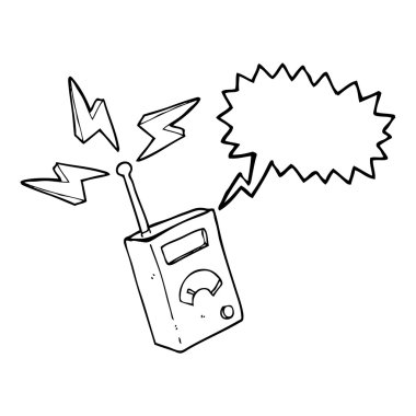 konuşma kabarcık karikatür bilimsel aygıt