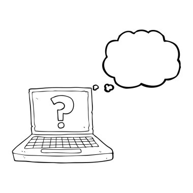 düşünce balonu karikatür Internet arama