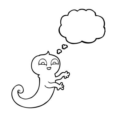 kabarcık karikatür Hayalet sandım