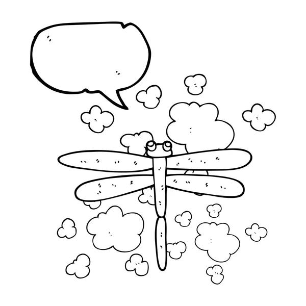 Parole bulle dessin animé bug — Image vectorielle