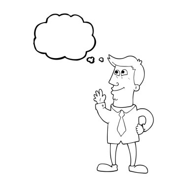 adam sallayarak kabarcık karikatür sanıyordum