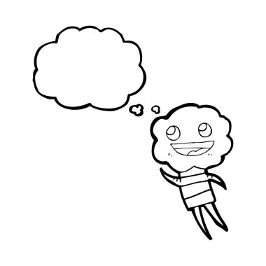 kabarcık karikatür şirin bulut baş yaratık sanıyordum